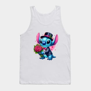 Valentines Day Stitch, Stitch Love Tank Top